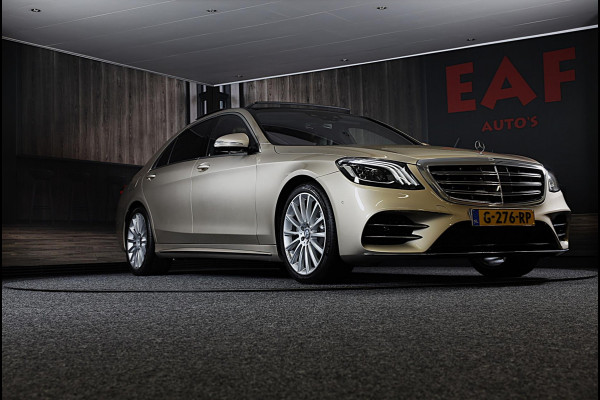 Mercedes-Benz S-Klasse S500 4MATIC Lang AMG Line / Acc / Lane Assist / Dode Hoek / 360 Camera / Chauffeurspakket / Schermen / Pano / Led
