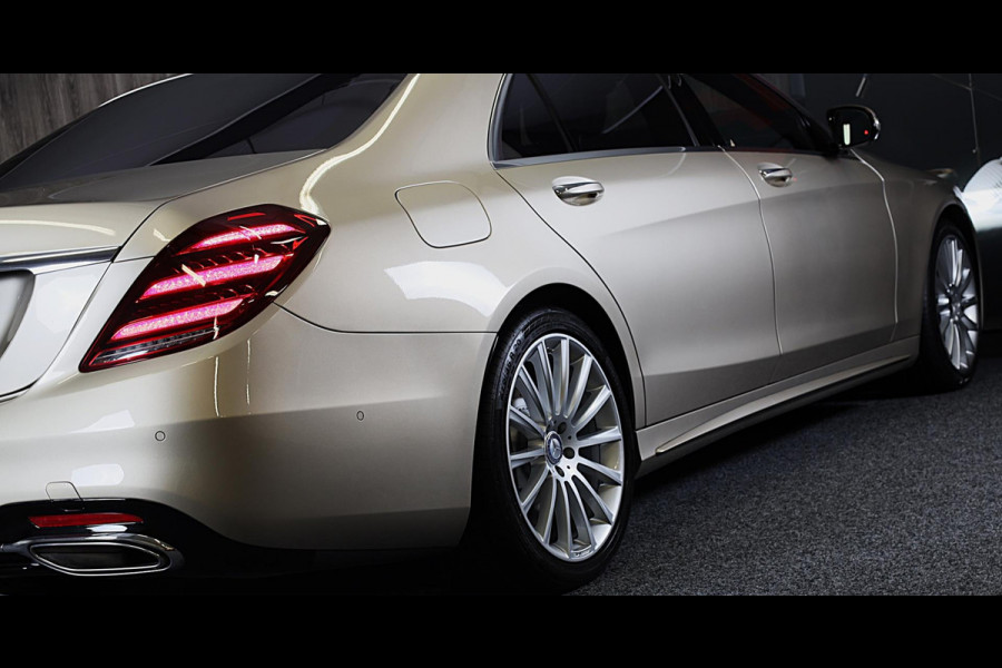 Mercedes-Benz S-Klasse S500 4MATIC Lang AMG Line / Acc / Lane Assist / Dode Hoek / 360 Camera / Chauffeurspakket / Schermen / Pano / Led