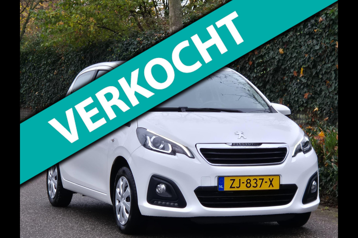 Peugeot 108 12mnd GARANTIE Automaat NL NAP Flippers Bluetooth USB AUX Sport Wit Dealeronderhouden APK tot 7-2027 1.0 e-VTi Active