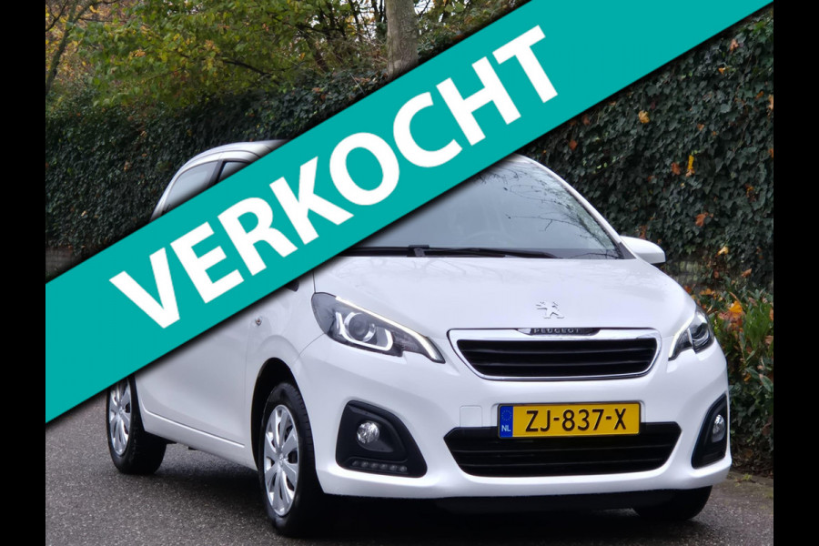 Peugeot 108 12mnd GARANTIE Automaat NL NAP Flippers Bluetooth USB AUX Sport Wit Dealeronderhouden APK tot 7-2027 1.0 e-VTi Active