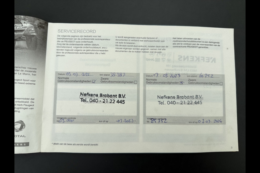 Peugeot 3008 131PK AUT-8 Navi 360°Camera Elektr.-Stoel+Geheugen Apple Carplay Android Trekhaak Ergo-Comfort Stoelen Memory Ecc Cruise Control Pack City Stoelverwarming Lmv Keyless Bluetooth Visio park 1 Privacy Glas Verkeersbord detectie 1e Eigenaar Origineel Nederlandse Auto € 40.000 nieuw Peugeot-Onderhouden EURO 6.3