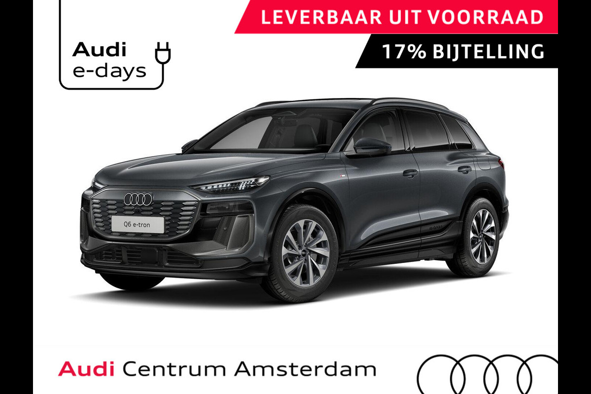 Audi Q6 e-tron Advanced edition 83Kwh 252 pk SUV | Tech pakket plus | Glazen panoramadak | Sportstoelen | Frunk |