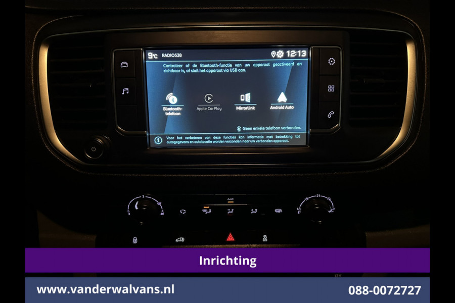 Peugeot Expert 2.0 BlueHDI 123pk L1H1 Inrichting Euro6 Airco | Omvormer | Camera | Apple Carplay | 2500kg Trekhaak Android Auto, Cruisecontrol, Parkeersensoren