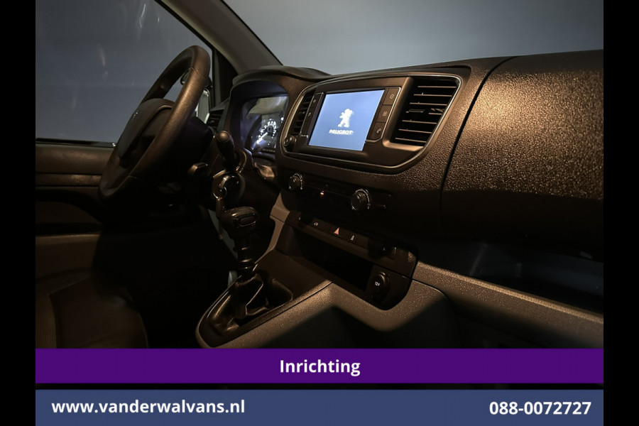 Peugeot Expert 2.0 BlueHDI 123pk L1H1 Inrichting Euro6 Airco | Omvormer | Camera | Apple Carplay | 2500kg Trekhaak Android Auto, Cruisecontrol, Parkeersensoren