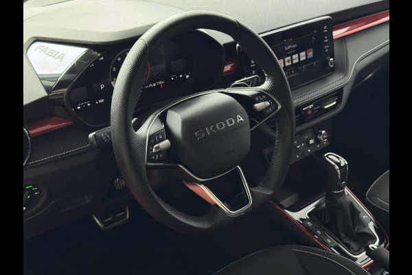 Škoda Fabia 1.0 TSI 116PK MONTE CARLO BLACK CAMERA LED STOEL/STUUR VERW ADAP, CRUISE VIC.COCKPIT 03/2025