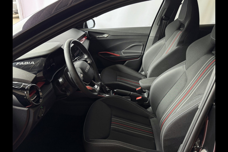 Škoda Fabia 1.0 TSI 116PK MONTE CARLO BLACK CAMERA LED STOEL/STUUR VERW ADAP, CRUISE VIC.COCKPIT 03/2025