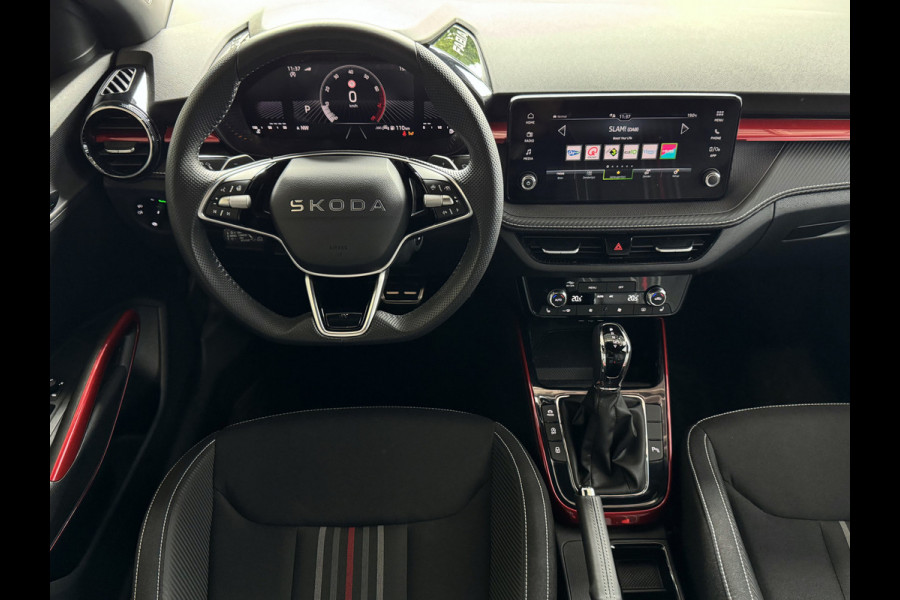 Škoda Fabia 1.0 TSI 116PK MONTE CARLO BLACK CAMERA LED STOEL/STUUR VERW ADAP, CRUISE VIC.COCKPIT 03/2025