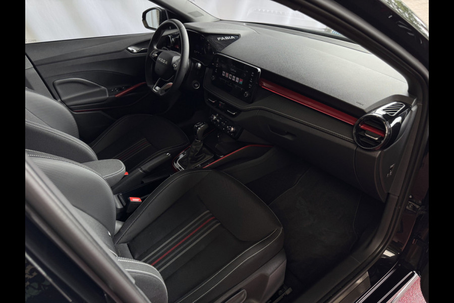 Škoda Fabia 1.0 TSI 116PK MONTE CARLO BLACK CAMERA LED STOEL/STUUR VERW ADAP, CRUISE VIC.COCKPIT 03/2025