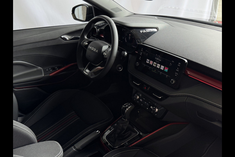 Škoda Fabia 1.0 TSI 116PK MONTE CARLO BLACK CAMERA LED STOEL/STUUR VERW ADAP, CRUISE VIC.COCKPIT 03/2025