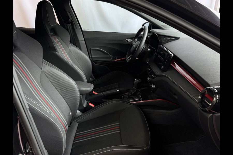 Škoda Fabia 1.0 TSI 116PK MONTE CARLO BLACK CAMERA LED STOEL/STUUR VERW ADAP, CRUISE VIC.COCKPIT 03/2025