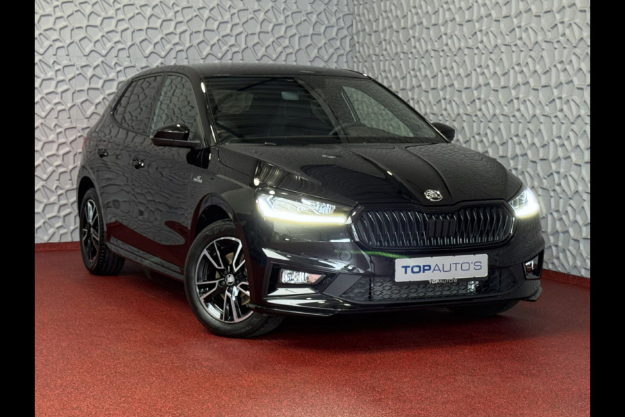 Škoda Fabia 1.0 TSI 116PK MONTE CARLO BLACK CAMERA LED STOEL/STUUR VERW ADAP, CRUISE VIC.COCKPIT 03/2025