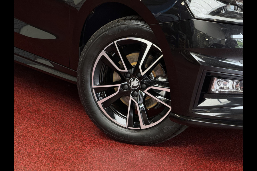 Škoda Fabia 1.0 TSI 116PK MONTE CARLO BLACK CAMERA LED STOEL/STUUR VERW ADAP, CRUISE VIC.COCKPIT 03/2025