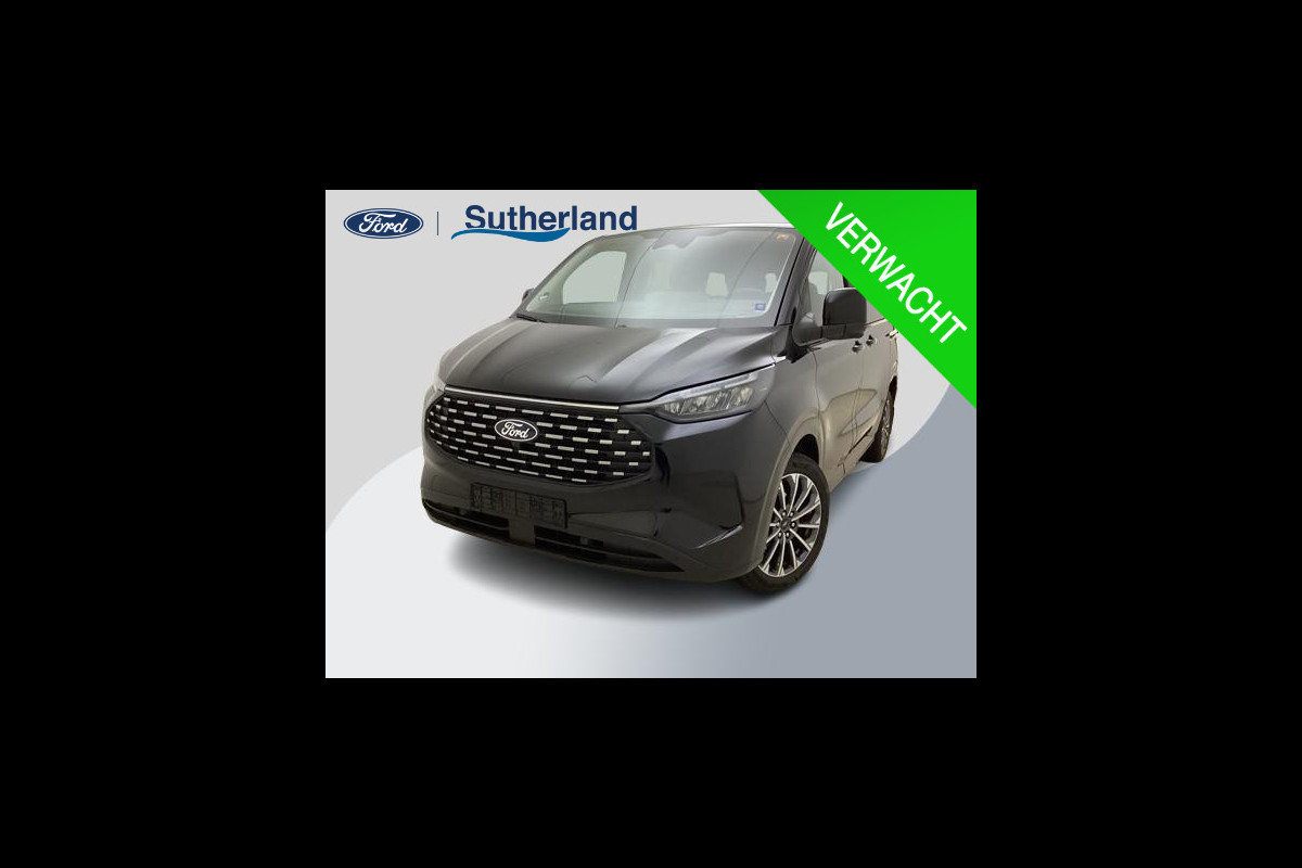 Ford Transit Custom Tourneo 340 2.5 PHEV L1H1 Titanium X 233pk | Ergonomische Lederen Stoelen | Elektrische schuifdeuren links en rechts | Prijs is incl. BTW/BPM | Stuur/Stoelverwarming | Trekhaak Wegklapbaar | B&O Play | Verlengde Fabrieksgarantie tot 05-2029