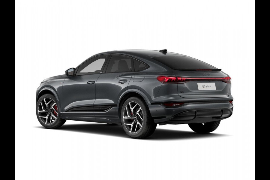 Audi Q6 Sportback e-tron S edition perf 100Kwh 306 pk Sportback | Techniek pakket pro | Lederen bekleding | Rode remzadels | Privacy glas |