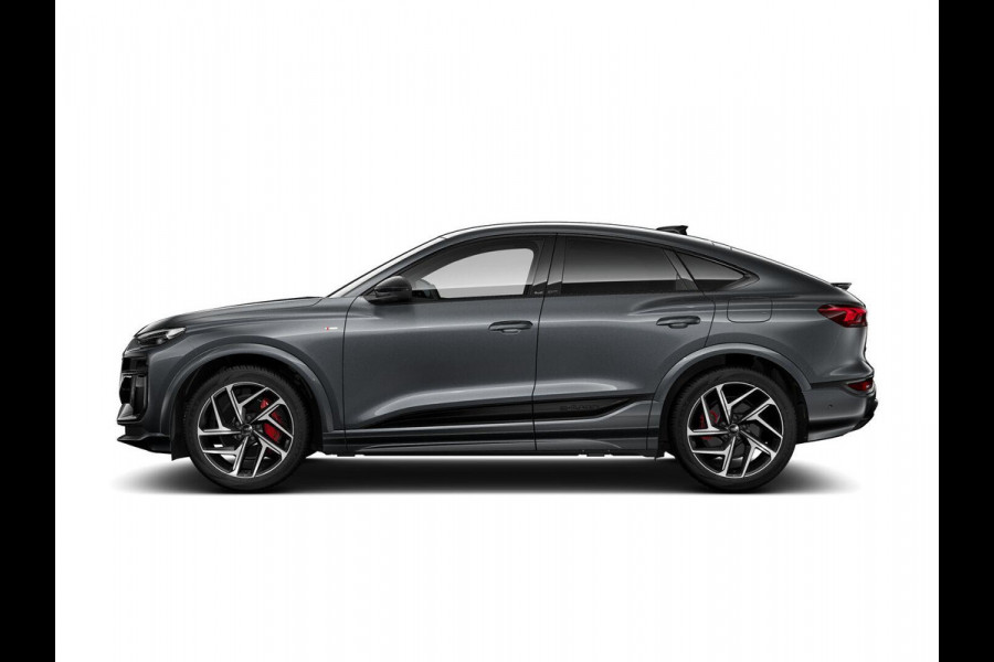 Audi Q6 Sportback e-tron S edition perf 100Kwh 306 pk Sportback | Techniek pakket pro | Lederen bekleding | Rode remzadels | Privacy glas |