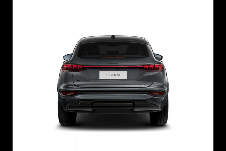 Audi Q6 Sportback e-tron S edition perf 100Kwh 306 pk Sportback | Techniek pakket pro | Lederen bekleding | Rode remzadels | Privacy glas |