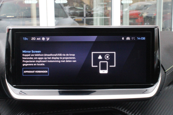 Peugeot 208 1.2 Hybrid 145PK e-DCS6 GT | NAVIGATIE | DRAADLOZE APPLE CARPLAY/ANDROID AUTO | CAMERA VOOR + ACHTER | FULL LED KOPLAMPEN | LICHTMETALEN VELGEN 17" | DODEHOEK DETECTIE | DRAADLOZE TELEFOONLADER | KEYLESS ENTRY/START | DAB+ RADIO | ADAPTIVE CRUISE CONTROL |