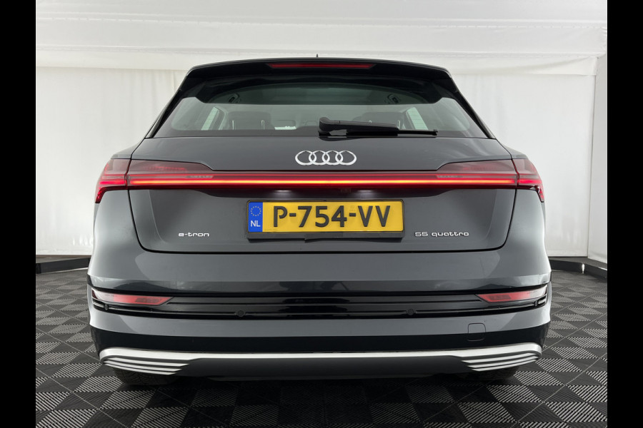 Audi e-tron 55 quattro Advanced edition Plus 95 kWh [3-Fase] {SOH-93%} (INCL-BTW) Aut.*LEATHER | ADAPTIVE-CRUISE | FULL-LED | DIGI-COCKPIT | KEYLESS | MEMORY-PACK | CAMERA | NAVI-FULLMAP | SHIFT-PADDLES | DAB+ | HEATED-COMFORTSEATS | DRIVE-SELECT | 20''AL