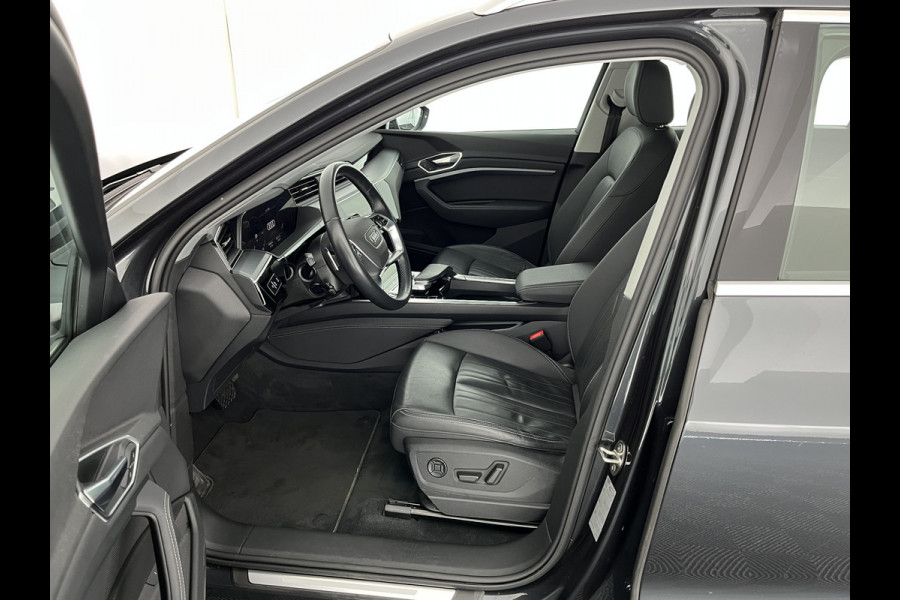 Audi e-tron 55 quattro Advanced edition Plus 95 kWh [3-Fase] {SOH-93%} (INCL-BTW) Aut.*LEATHER | ADAPTIVE-CRUISE | FULL-LED | DIGI-COCKPIT | KEYLESS | MEMORY-PACK | CAMERA | NAVI-FULLMAP | SHIFT-PADDLES | DAB+ | HEATED-COMFORTSEATS | DRIVE-SELECT | 20''AL