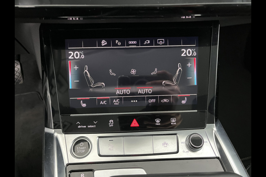 Audi e-tron 55 quattro Advanced edition Plus 95 kWh [3-Fase] {SOH-93%} (INCL-BTW) Aut.*LEATHER | ADAPTIVE-CRUISE | FULL-LED | DIGI-COCKPIT | KEYLESS | MEMORY-PACK | CAMERA | NAVI-FULLMAP | SHIFT-PADDLES | DAB+ | HEATED-COMFORTSEATS | DRIVE-SELECT | 20''AL