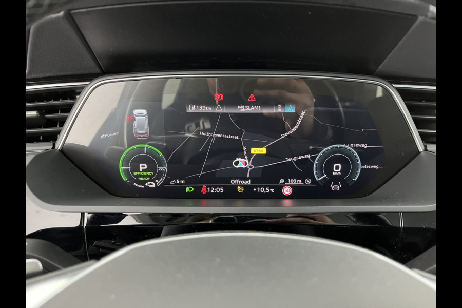 Audi e-tron 55 quattro Advanced edition Plus 95 kWh [3-Fase] {SOH-93%} (INCL-BTW) Aut.*LEATHER | ADAPTIVE-CRUISE | FULL-LED | DIGI-COCKPIT | KEYLESS | MEMORY-PACK | CAMERA | NAVI-FULLMAP | SHIFT-PADDLES | DAB+ | HEATED-COMFORTSEATS | DRIVE-SELECT | 20''AL