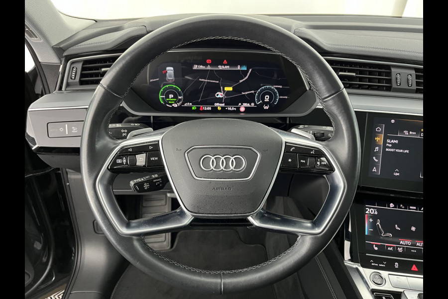 Audi e-tron 55 quattro Advanced edition Plus 95 kWh [3-Fase] {SOH-93%} (INCL-BTW) Aut.*LEATHER | ADAPTIVE-CRUISE | FULL-LED | DIGI-COCKPIT | KEYLESS | MEMORY-PACK | CAMERA | NAVI-FULLMAP | SHIFT-PADDLES | DAB+ | HEATED-COMFORTSEATS | DRIVE-SELECT | 20''AL