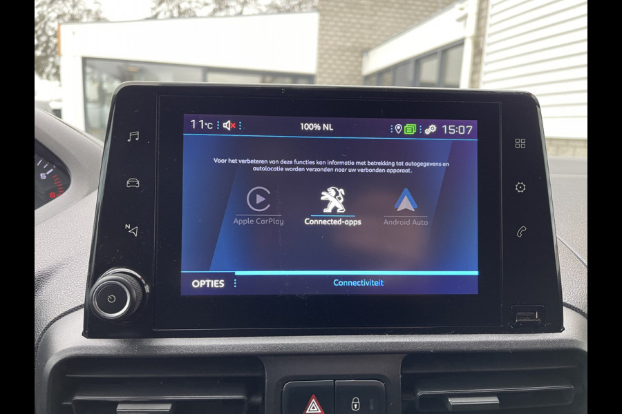 Peugeot Partner 1.2 PureTech Premium benzine grijs kenteken / originele Nederlandse bus / lease vanaf € 201 / zakelijk bpm vrij / vaste prijs rijklaar € 11.950 ex btw / airco / cruise / navigatie