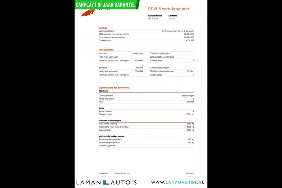 Toyota Corolla Touring Sports 1.8 Hybrid 122pk Business Plus | CarPlay ECC Navi 17" LMV LED ACC Camera Metallic | Hybrid Voorschoten