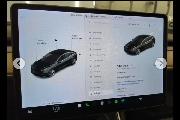 Tesla Model 3 Standard RWD Plus 60 kWh 90% SOH Autopilot 19 Inch
