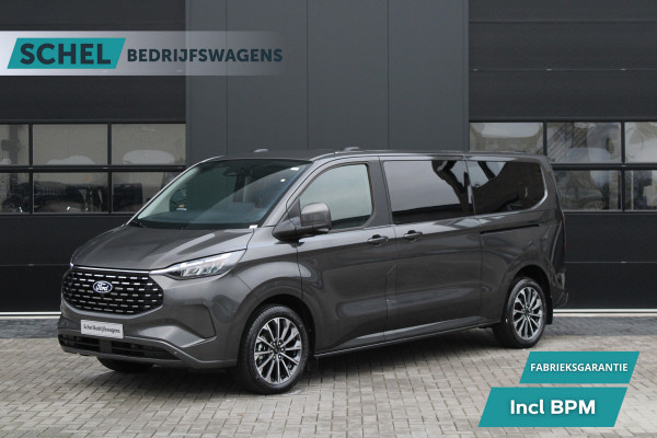 Ford Tourneo Custom 340 2.5 PHEV L2H1 Titanium X 232pk - 2x Schuif - ACC - 360 camera - Leder - Excl BTW - Rijklaar