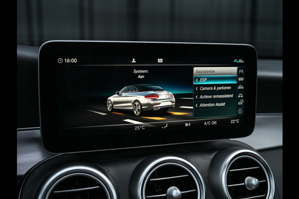Mercedes-Benz C-Klasse Cabrio 200 Advantage Pack · AMG Line · Sportstoelen · Stoelverwarming · Nekverwarming · Camera · Trekhaak