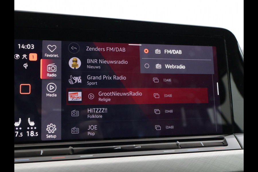 Volkswagen Golf 1.0 eTSI DSG + VIRTUAL COCKPIT | SFEERVERLICHTING | STUURVERW. / STOELVERW. | CAMERA | ADAPTIVE CRUISE CONTROL