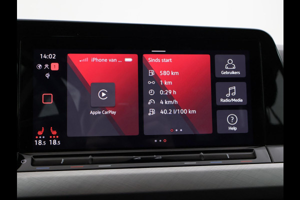 Volkswagen Golf 1.0 eTSI DSG + VIRTUAL COCKPIT | SFEERVERLICHTING | STUURVERW. / STOELVERW. | CAMERA | ADAPTIVE CRUISE CONTROL