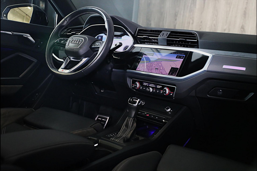 Audi Q3 45 TFSI e S Line / AUT / Memory / 360 Camera / Acc / Lane Assist / Dode Hoek / Ledere Zetels / Pano / Sfeer / Matrix / 21