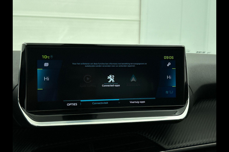 Peugeot e-208 EV Allure 50 kWh Panoramadak Airco ECC Adaptive Cruise Control Full LED Carplay Navi Parkeersensoren + Camera Achter DAB+