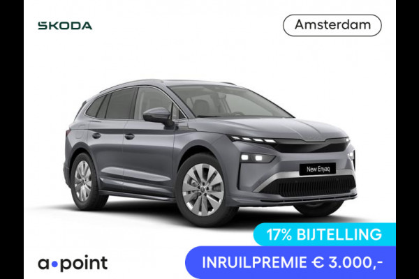 Škoda Enyaq 85 Business Edition 286 pk | Panoramadak | Lederen bekleding | Wegklapbare trekhaak | 20 inch lichtmetalen velgen