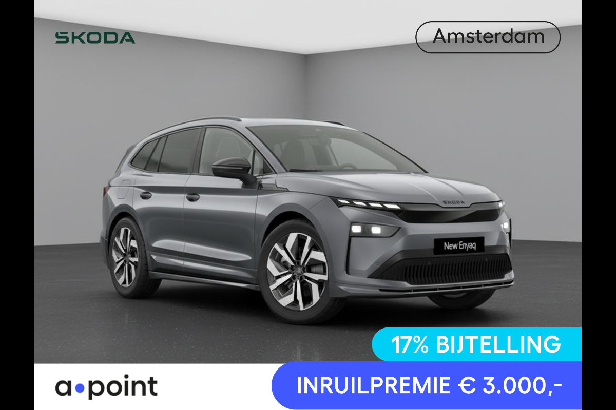 Škoda Enyaq 85 Sportline 286pk | Elek. stoel | Adaptive Cruise | 20 inch | blind spot