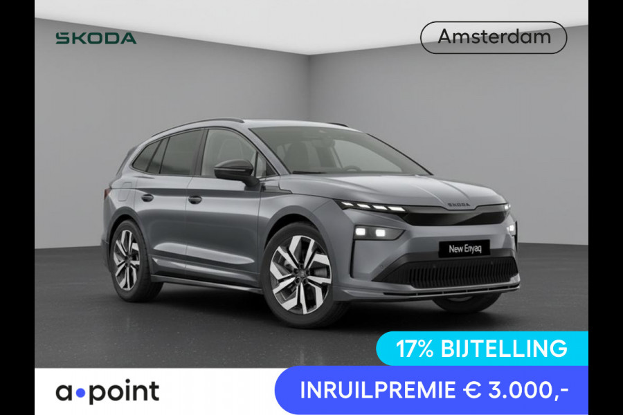 Škoda Enyaq 85 Sportline 286pk | Elek. stoel | Adaptive Cruise | 20 inch | blind spot