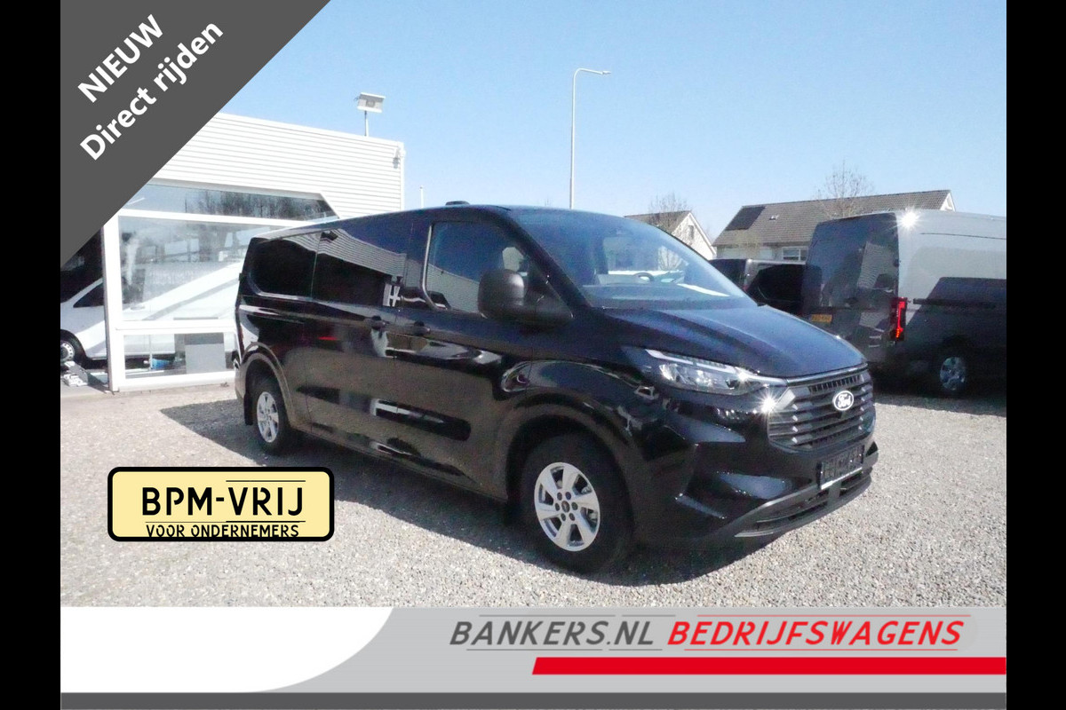 Ford Transit Custom 2.0TDCI 150PK L2H1 Dubbel Cabine NIEUW BPM-vrij Nieuw direct uit voorraad leverbaar, Met 5 jaar Ford garantie/ max 200.000 KM