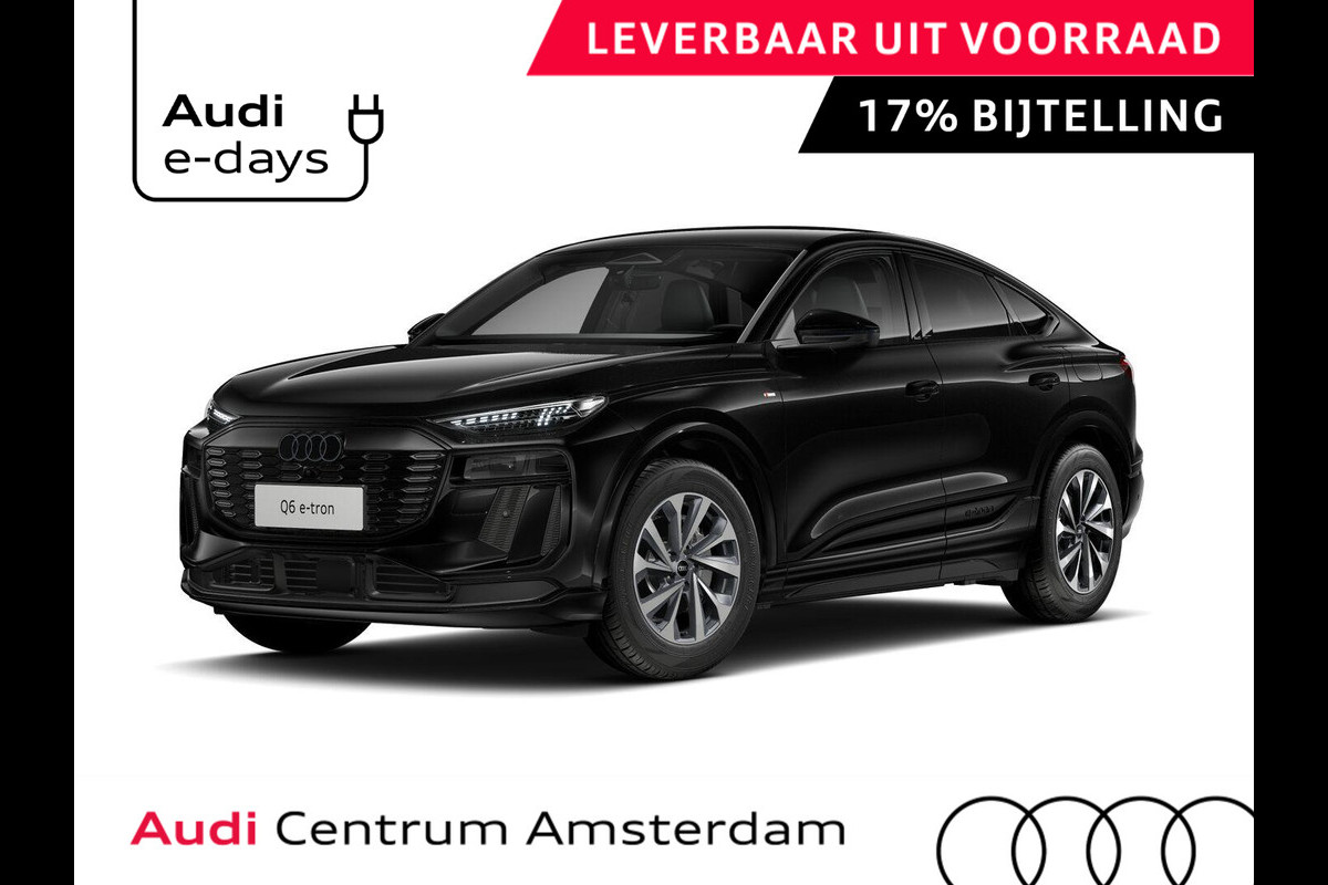 Audi Q6 Sportback e-tron Advanced edition 83Kwh 252 pk Sportback | Techniek pakket plus | Sportstoel voor leder | Optiek pakket zwart | Privacy glas |