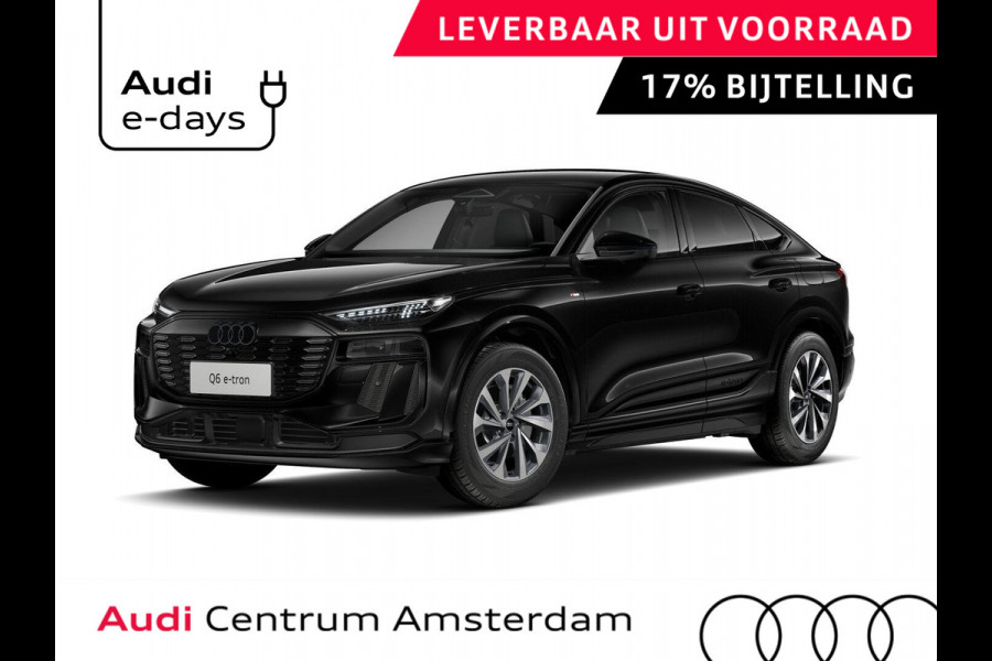 Audi Q6 Sportback e-tron Advanced edition 83Kwh 252 pk Sportback | Techniek pakket plus | Sportstoel voor leder | Optiek pakket zwart | Privacy glas |