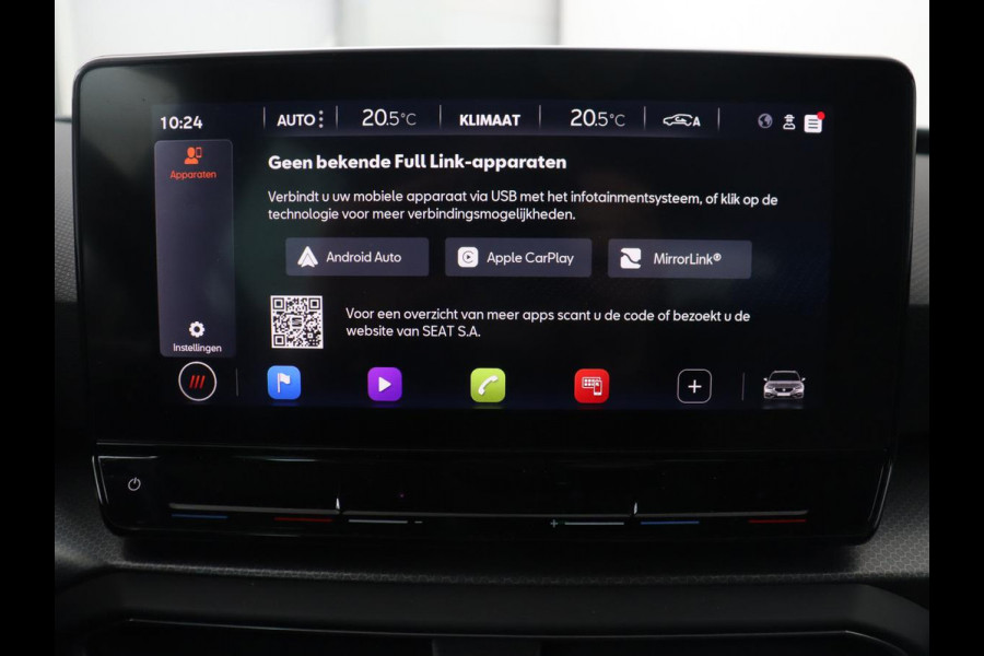 Seat Leon 1.0 TSI Style Intens | Trekhaak | Camera | Carplay | Navigatie | Adaptive cruise | DAB | Parkeerhulp | Full LED | Climate control