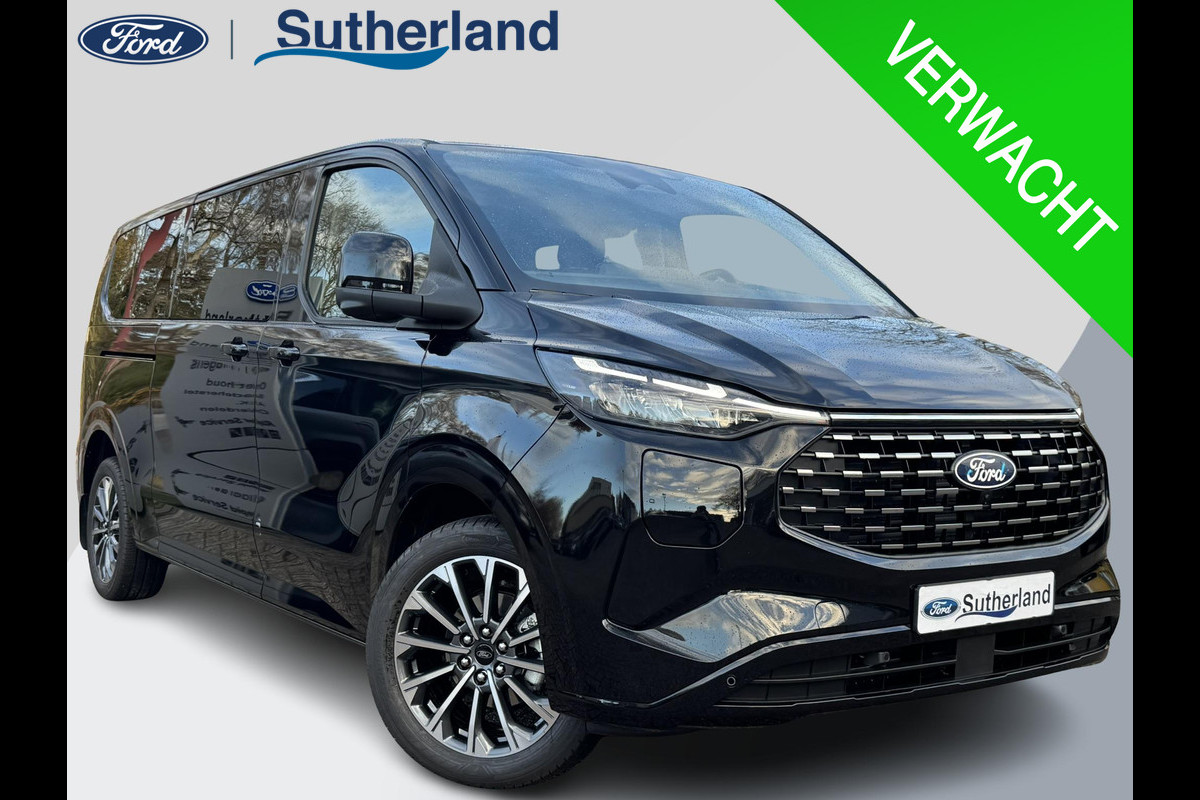Ford Transit Custom Tourneo 340 2.5 PHEV L2H1 Titanium X 233pk | Incl. BTW/BPM Rijklaar | Handsfree elektrische dubbele zijschuifdeuren | Inklapbare trekhaak | Tourneo Luxury Pack | Verwarmbaar stuurwiel