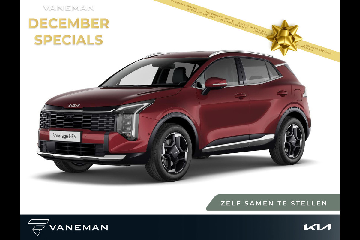 Kia Sportage 1.6 T-GDi Hybrid DynamicLine | Buitensp.elektr.verstel -verwarmb.+inklapbaar | Zelf samenstellen