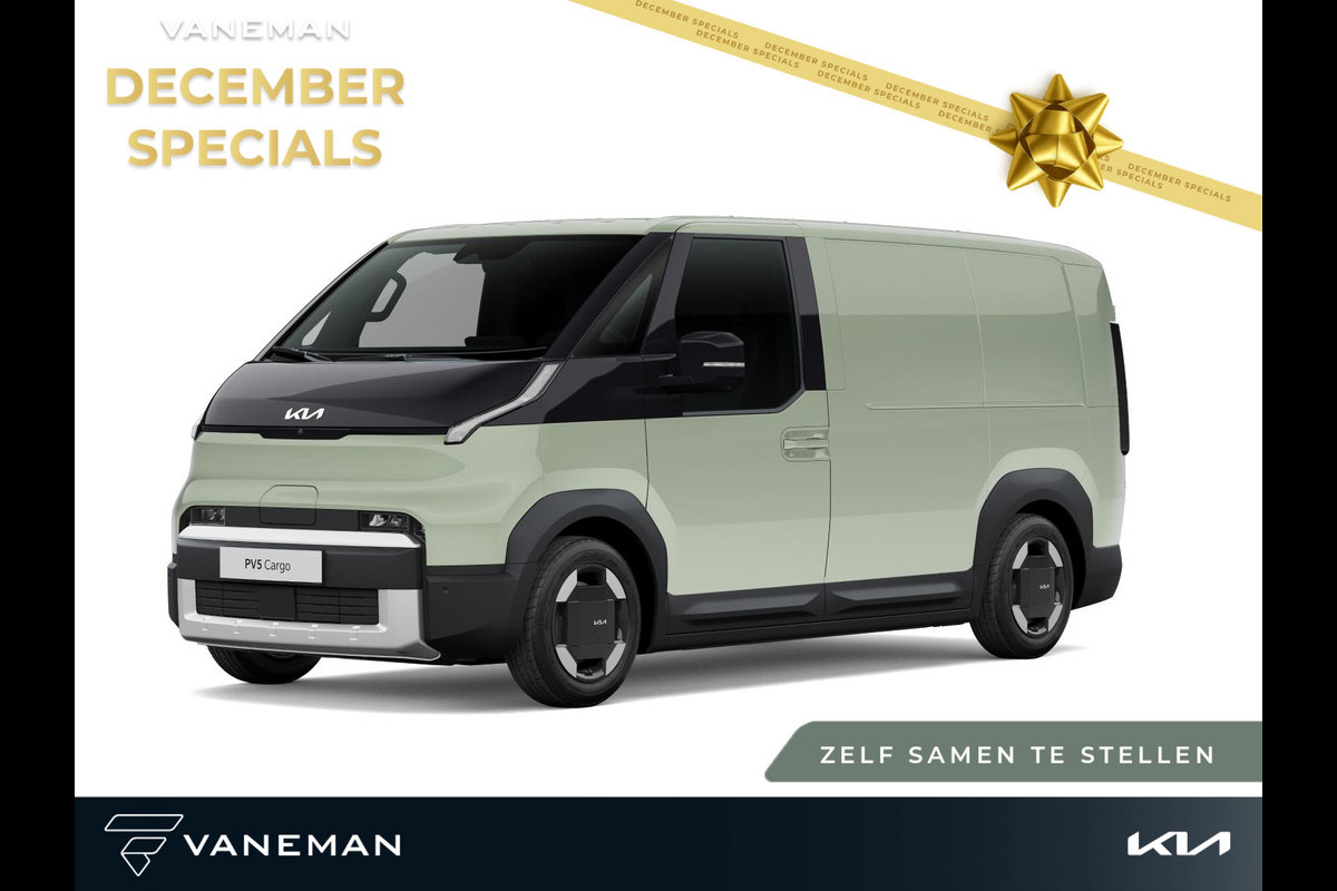 Kia PV5 L2H1 Plus 71.2 kWh | Cruise control adaptief | Gratis batterijupgrade | € 2.500,- accessoires of 2.99% rente op financiering | Zelf samenstellen