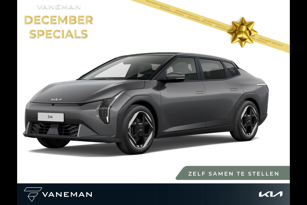 Kia EV4 Fastback Plus Advanced 81.4 kWh | Apple Carplay/Android Auto | Tijdelijk gratis Metallic Lak t.w.v. € 895,- | Zelf samenstellen