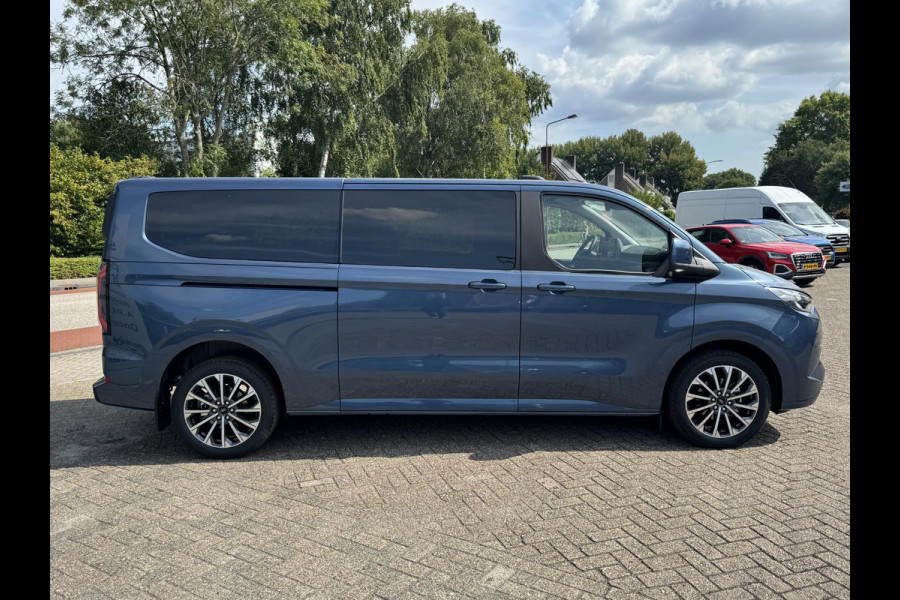 Ford Transit Custom Tourneo 340 2.5 PHEV L2H1 Titanium X 233pk | Incl. BTW/BPM Rijklaar | Handsfree elektrische dubbele zijschuifdeuren | 16-Weg elektrsich verstelbare AGR-stoel | Inklapbare trekhaak |  Tourneo Luxury Pack | Verwarmbaar stuurwiel