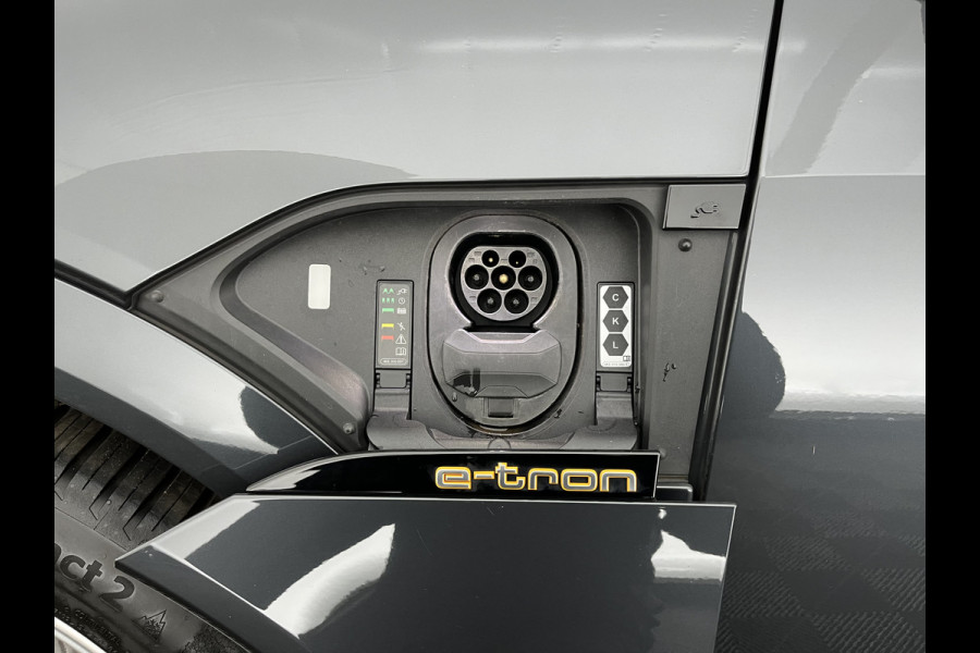 Audi e-tron 55 quattro Advanced edition Plus 95 kWh [3-Fase] {SOH-93%} (INCL-BTW) Aut.*LEATHER | ADAPTIVE-CRUISE | FULL-LED | DIGI-COCKPIT | KEYLESS | MEMORY-PACK | CAMERA | NAVI-FULLMAP | SHIFT-PADDLES | DAB+ | HEATED-COMFORTSEATS | DRIVE-SELECT | 20''AL