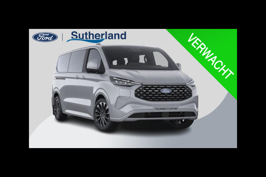 Ford Transit Custom Tourneo 340 2.5 PHEV L2H1 Titanium X | 233pk | Incl. BTW/BPM Rijklaar | Handsfree elektrische dubbele zijschuifdeuren | Inklapbare trekhaak | Tourneo Luxury Pack | Verwarmbaar stuurwiel