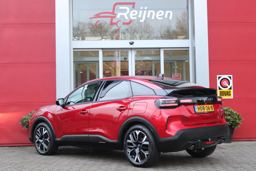 Citroën C4 1.2 Hybrid 145PK MAX | HEAD UP DISPLAY | CAMERA VOOR + ACHTER | NAVIGATIE | DRAADLOZE TELEFOONLADER | FULL LED KOPLAMPEN | DRAADLOZE APPLE CARPLAY/ANDROID AUTO | STOEL/STUUR/VOORRUIT VERWARMING | 18" LICHTMETALEN VELGEN | ADAPTIVE CRUISE CONTROL | CLIMATE CONTROL | LEDEREN BEKLEDING | DAB+ RADIO | KEYLESS ENTRY/START |